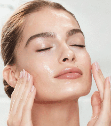 modelo mujer crema cara