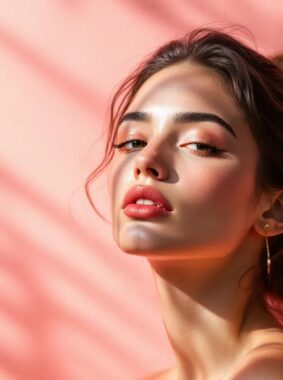 modelo mujer sonriendo