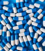 pills scattered on the table