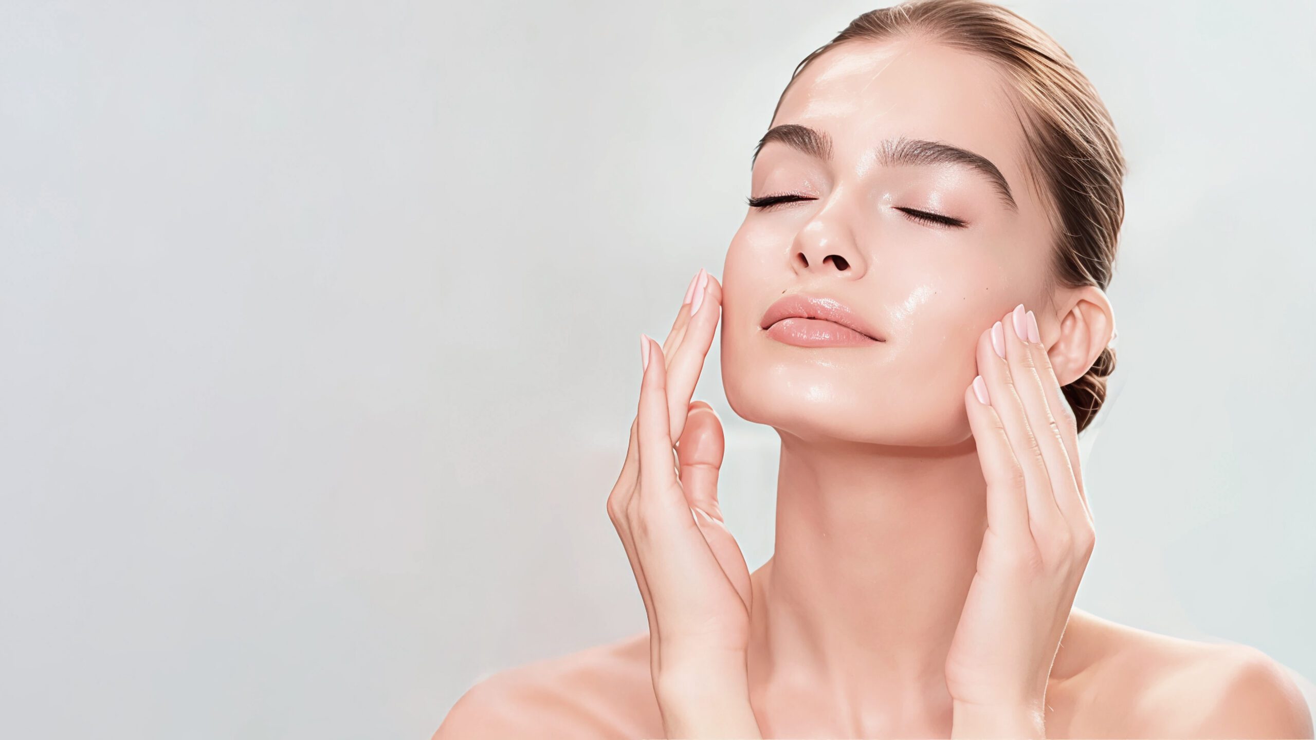 modelo mujer crema cara